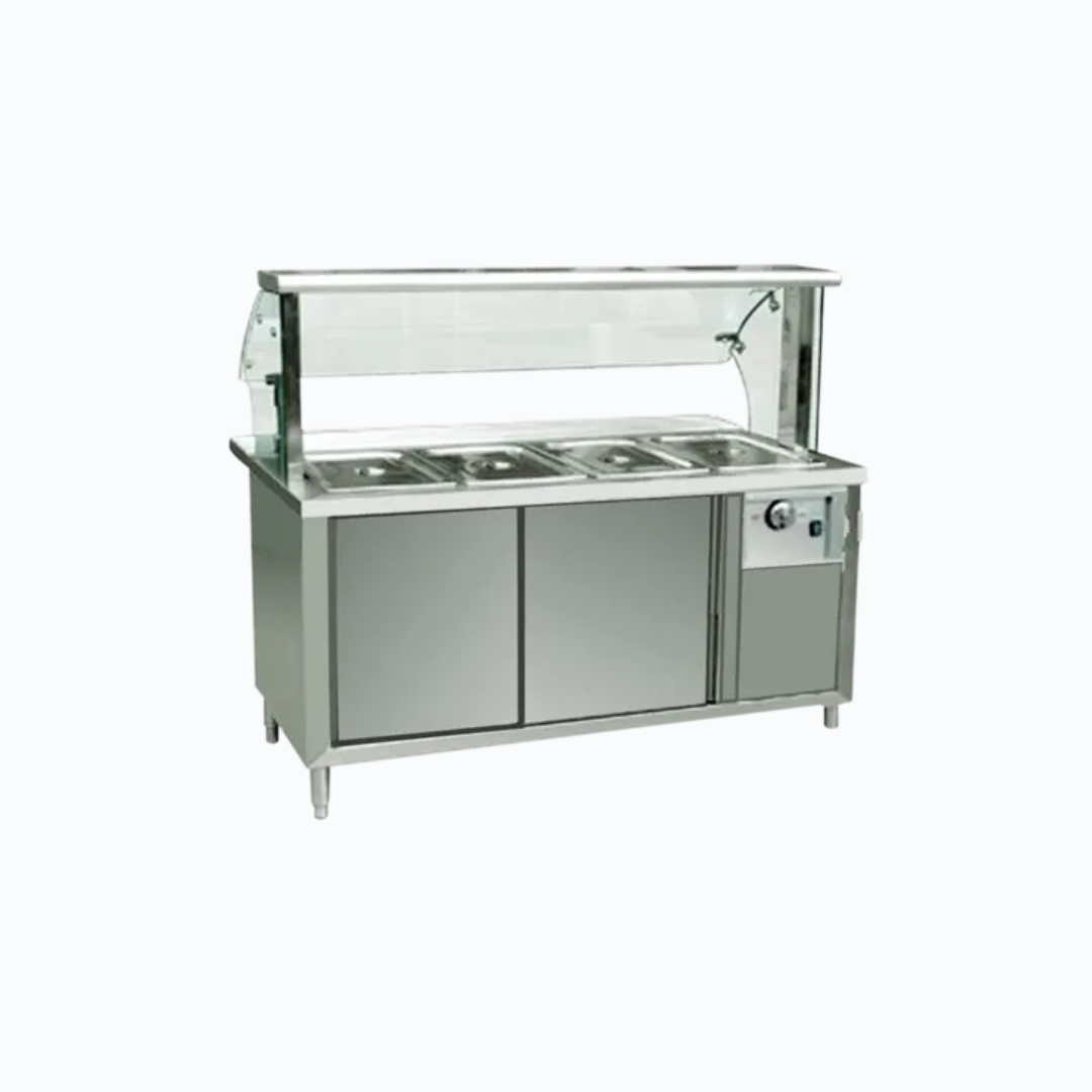 Glass Curved Luxury Bain Marie HHBWND-150