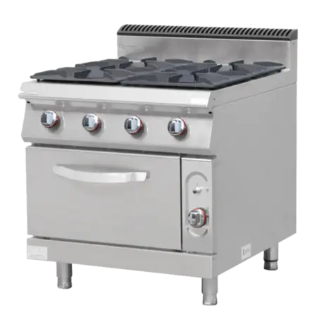 Gas Stove with Oven E-RQB-700-4S