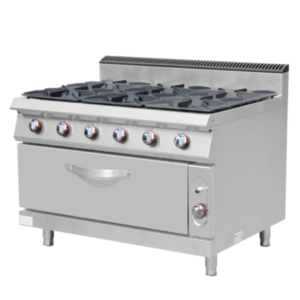 Gas Stove with Oven E-RQB-700-6S
