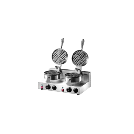 Double Round Waffle Baker SC-X32B-2